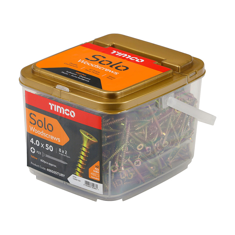 Timco Solo Woodscrews (Tubs)