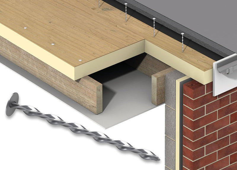 Ancon Staifix Super-8 Headed Helical Nail for Flat, Warm Roofs