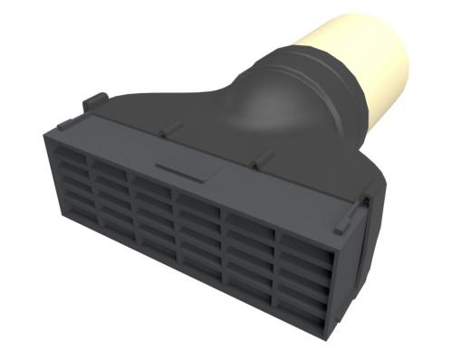 Manthorpe Thru...air® single airbrick with 4 inch pipe - G940