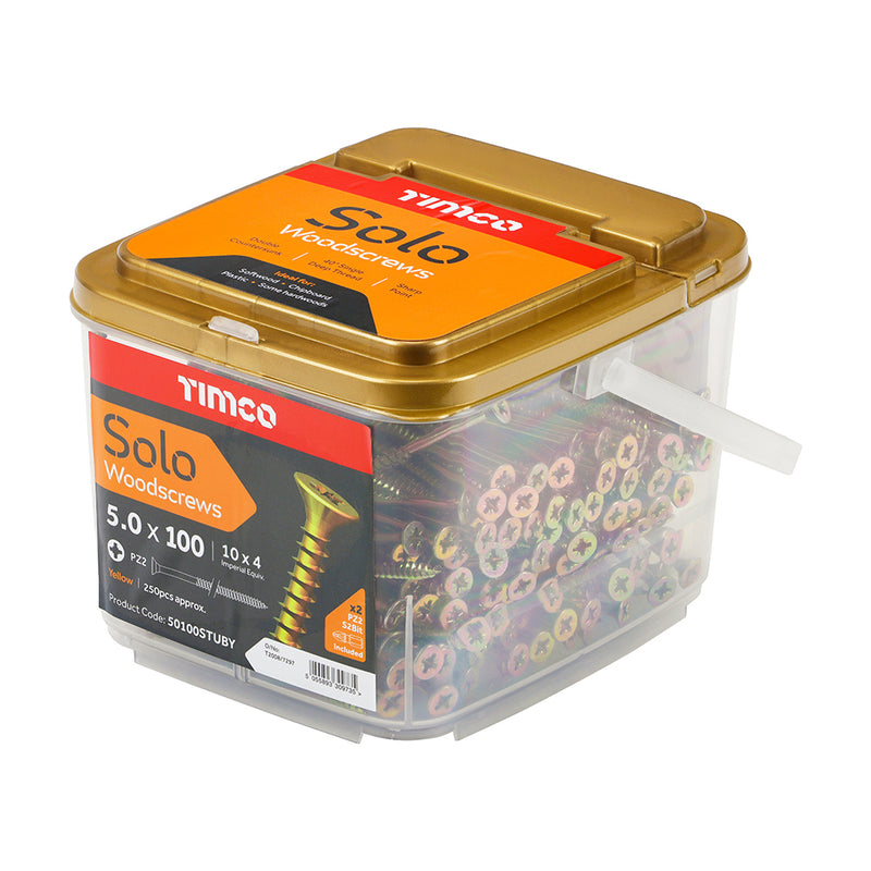 Timco Solo Woodscrews (Tubs)
