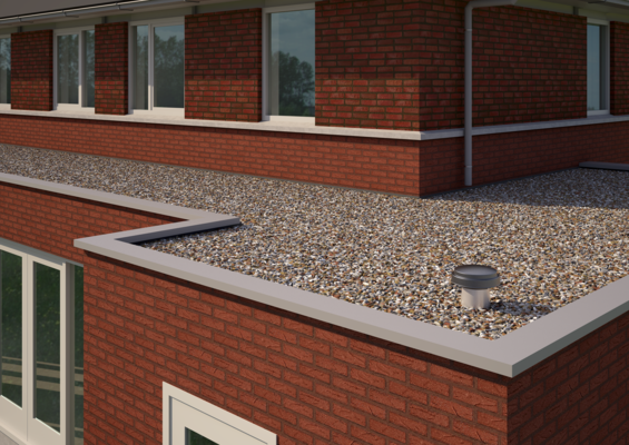 Ubbink Flat Roof Construction Ventilation Void Vent 160mm 143103