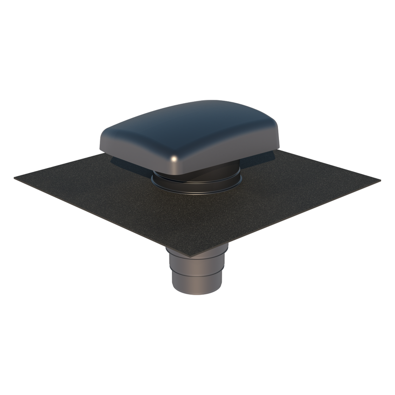 Ubbink Ventilation Tile Hooded Universal UB41 + Adaptor (Select Colour)