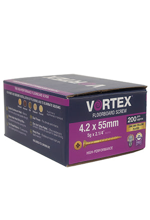 Vortex Floorboard Screws ZYP - 4.2 x 55mm (Box 200)