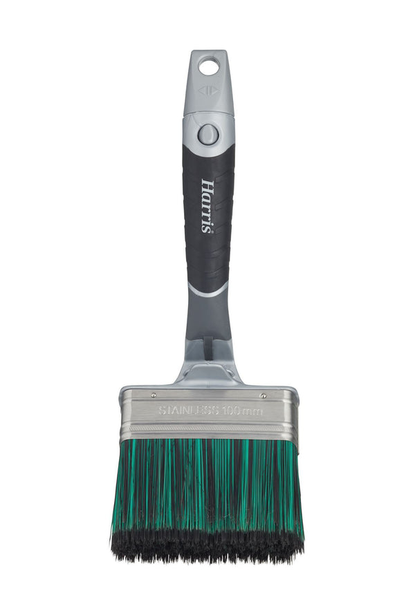 Harris Ultimate Shed & Fence 4"  Swan-neck Paint Brush