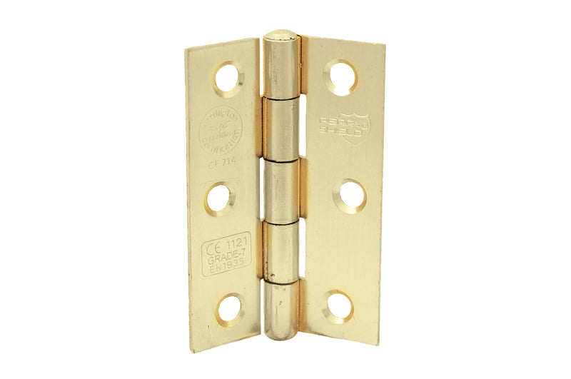 CERTIFIRE FIRE DOOR BUTT HINGE WITH SPUN PIN (Select size & Finish)