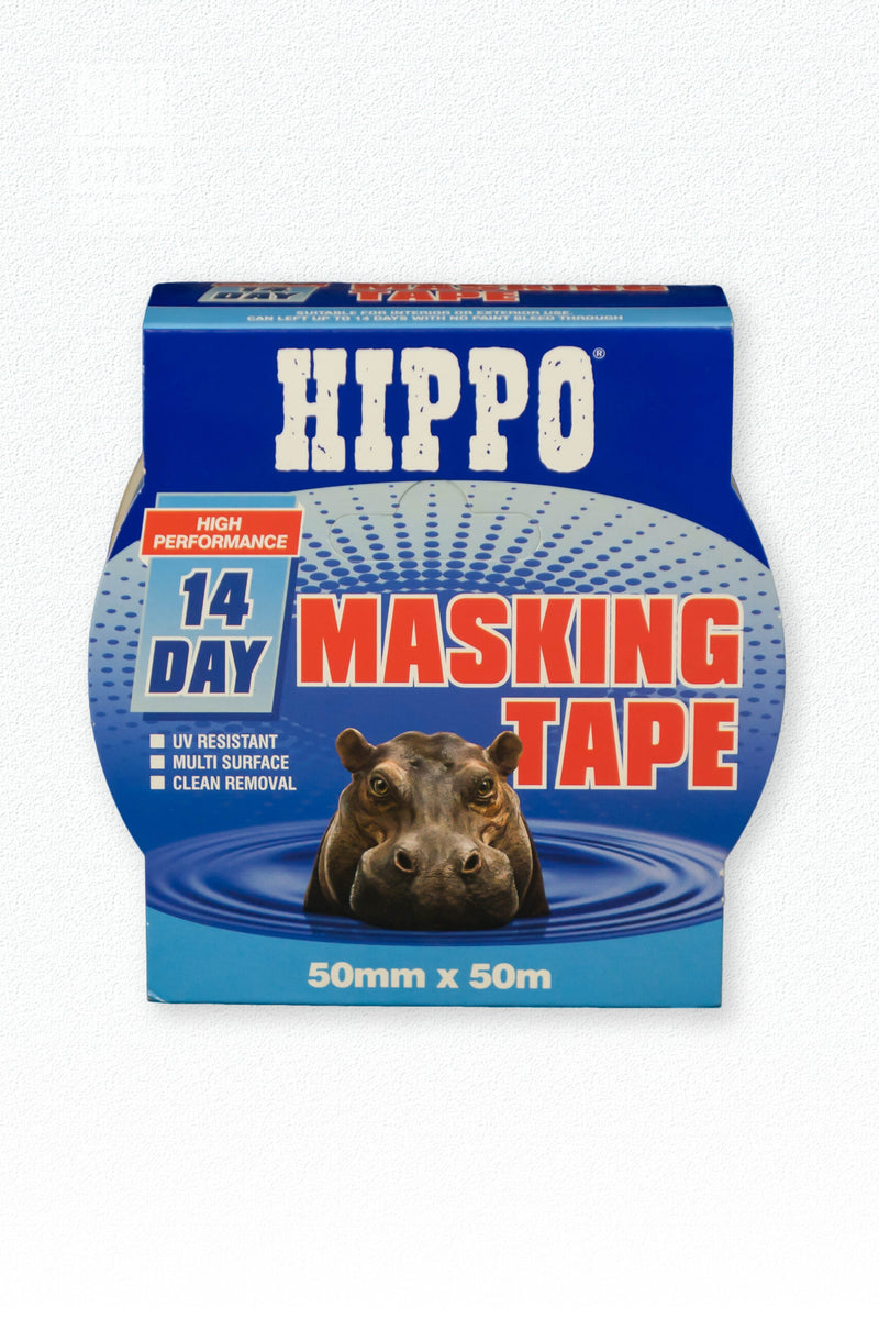Hippo 14 Day Masking Tape 50mm X 50m Blue