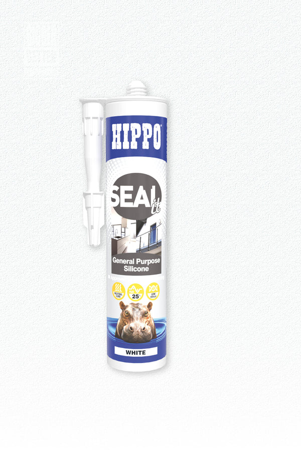 Hippo SEALit Silicone General Purpose - White 290ml Cartridge