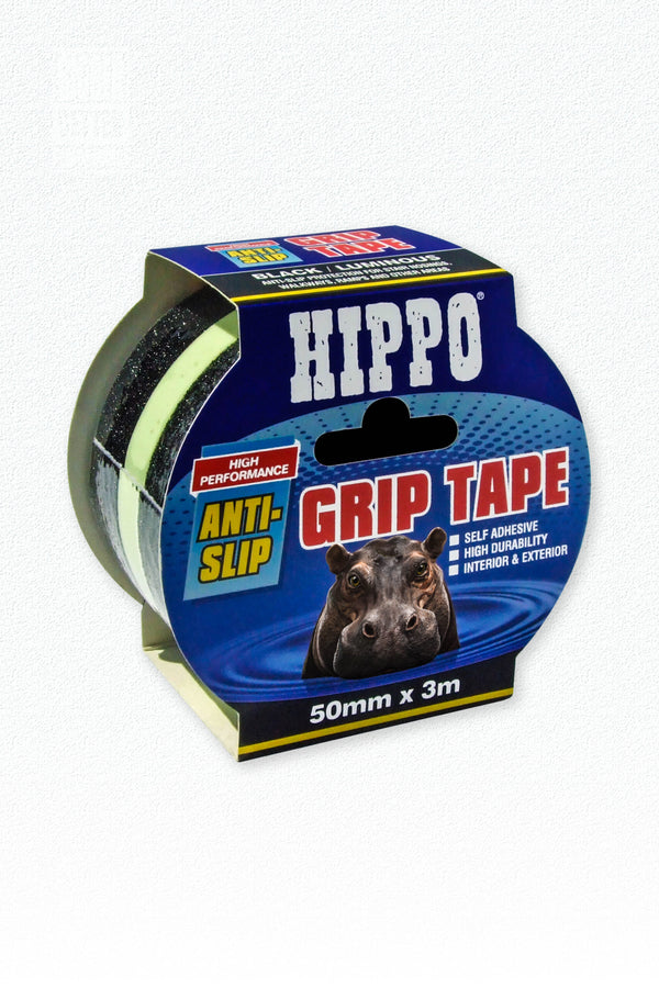 Hippo Anti-Slip Grip Tape Black / Luminous 50mm x 3m