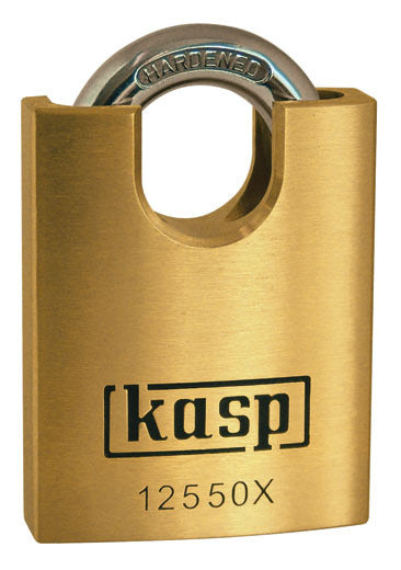 Kasp Premium Brass Padlock 50mm Closed Shackle