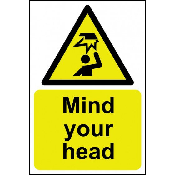 Mind your head Sign - RPVC (200 x 300mm)
