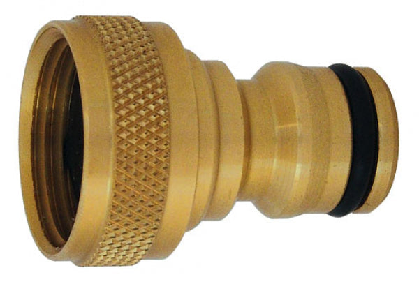 C.K. Brass Interlock Threaded Connector 1/2in