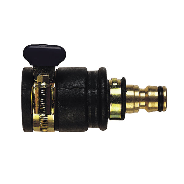 C.K. Brass Interlock Tap Union Smooth Large Bore 20-30mm